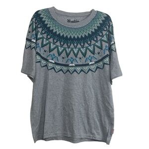 Brooklyn Cloth Mfg Co Men's Size L Aztec Print Short Sleeve T-Shirt